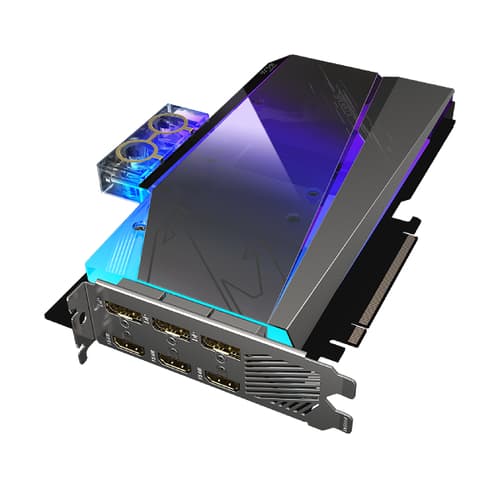 Gigabyte Aorus GeForce RTX 3080 Xtreme Waterforce WB 10GB GDDR6X 320-bit Gaming Graphics Card With Water Block